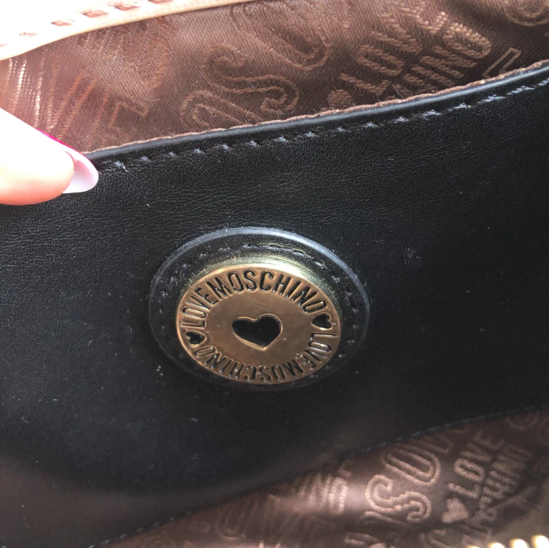 Rosa axelväska Love Moschino - 2