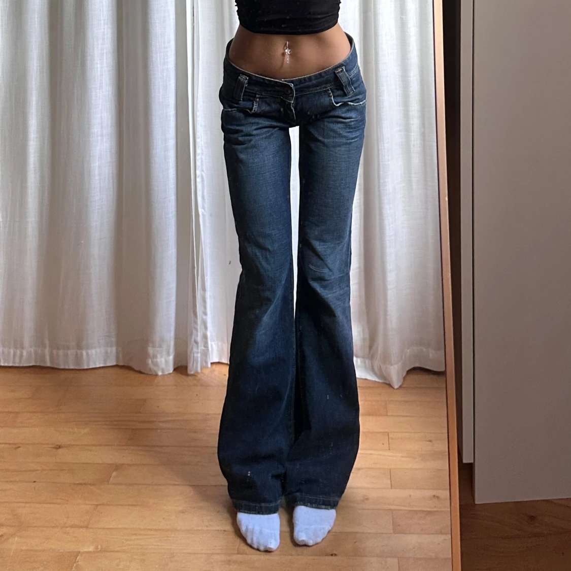 Lågmidjade jeans