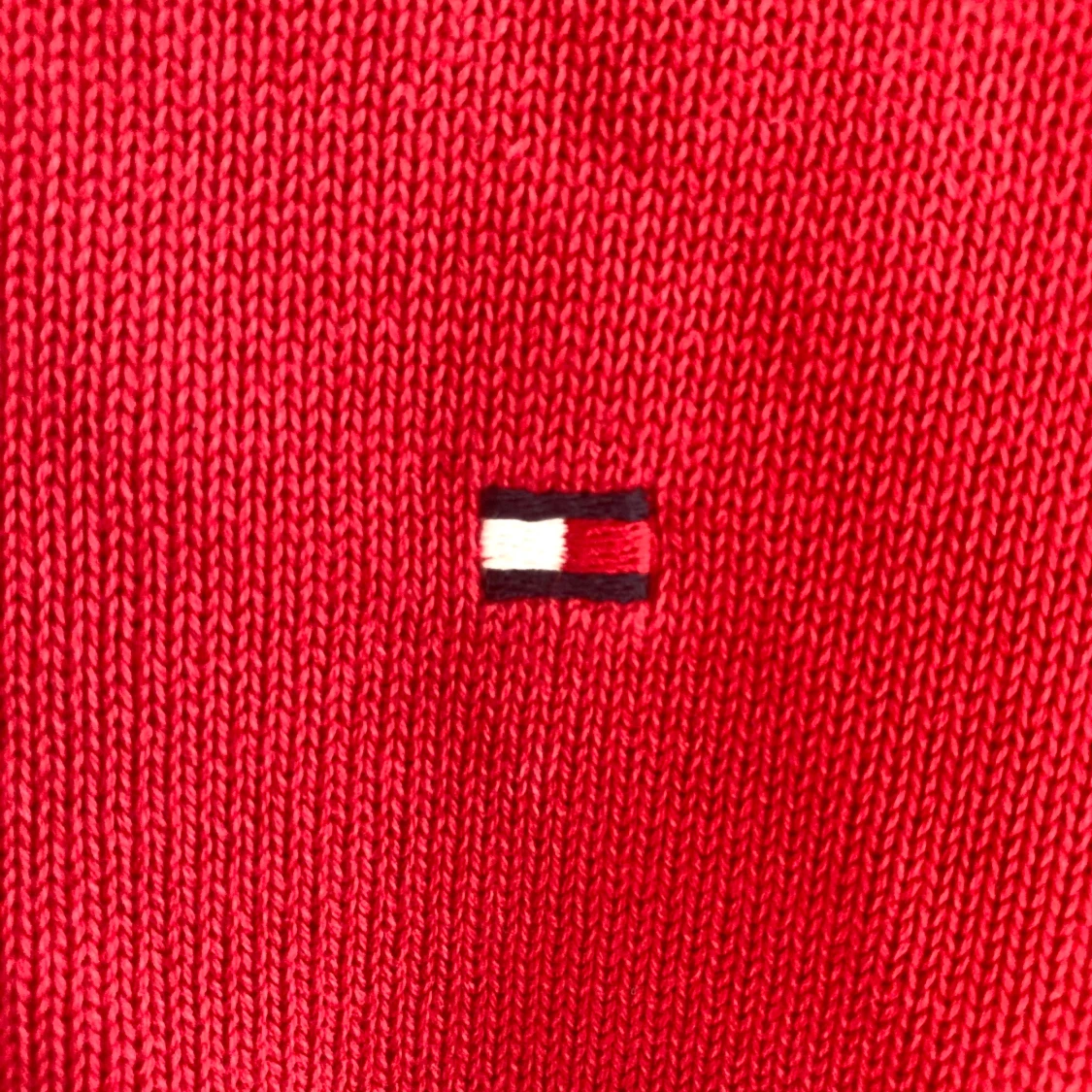 Röd stickad tröja Tommy Hilfiger S - 1