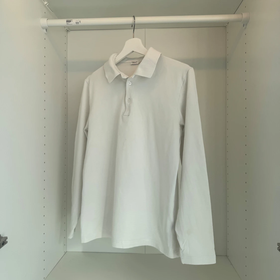 Vit långärmad pikétröja Filippa K - 1