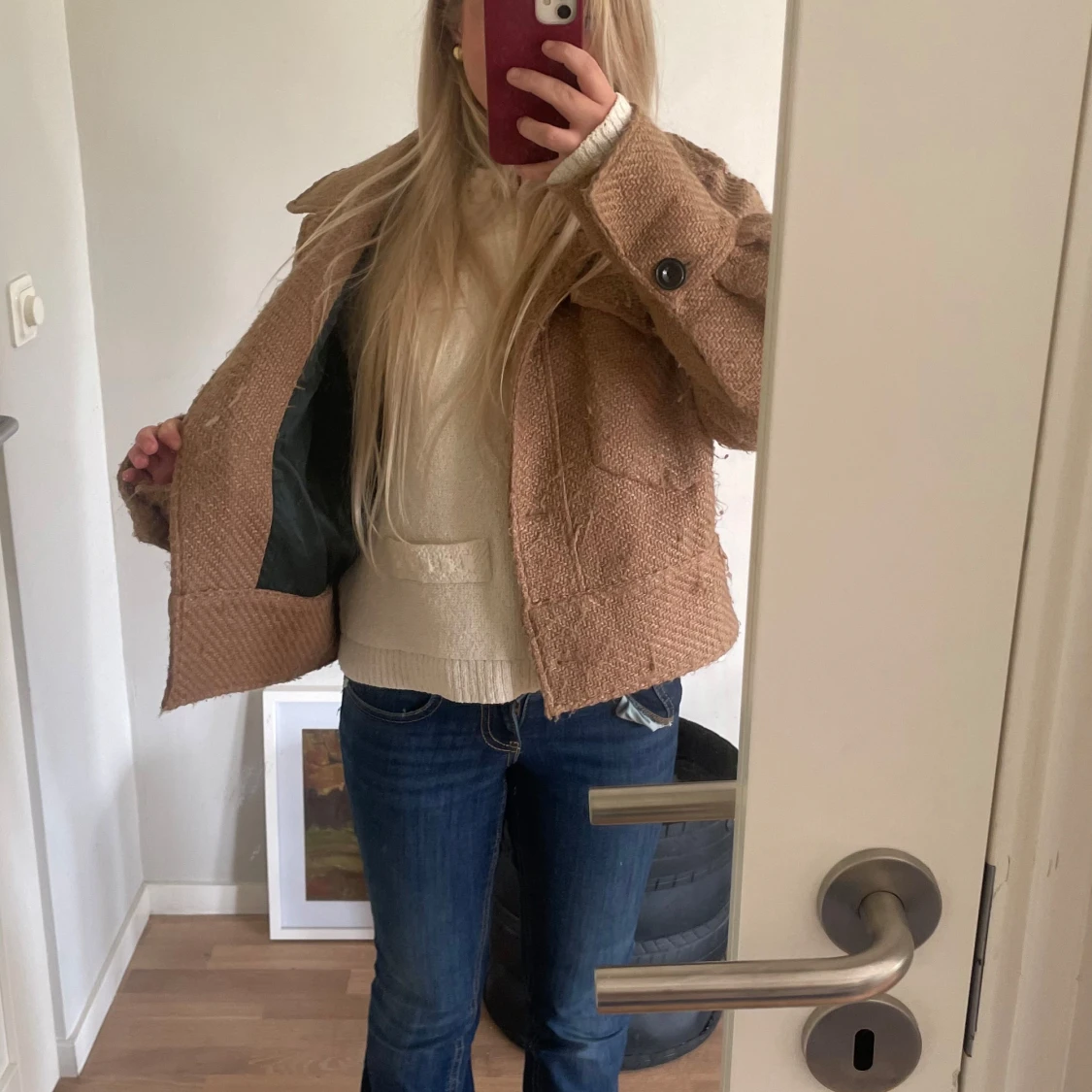 Brun meotine jacka  - 3