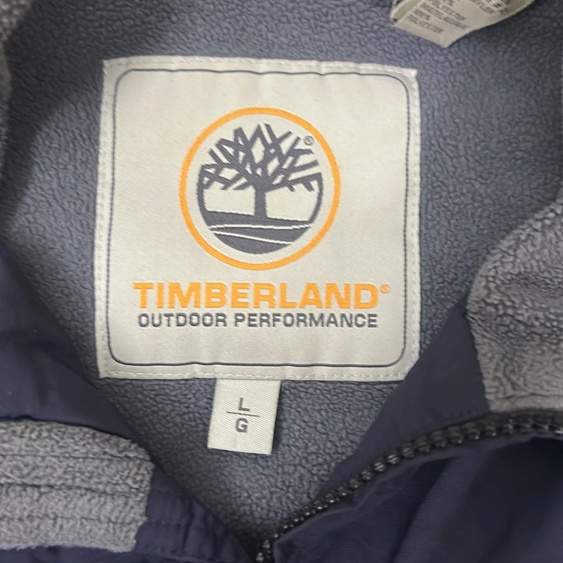 Blå vindjacka Timberland fleecefodrad - 1