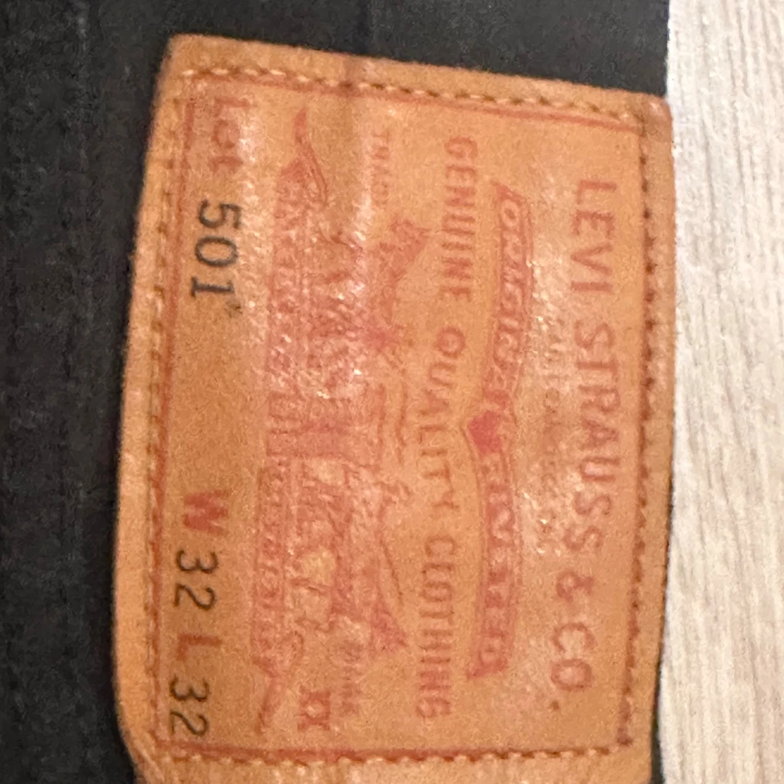 Svarta Levi's 501 jeans W32 L32 - 1