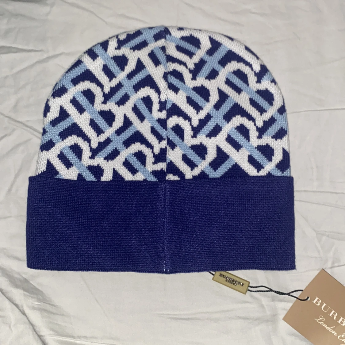 Blå Burberry Mössa - 1