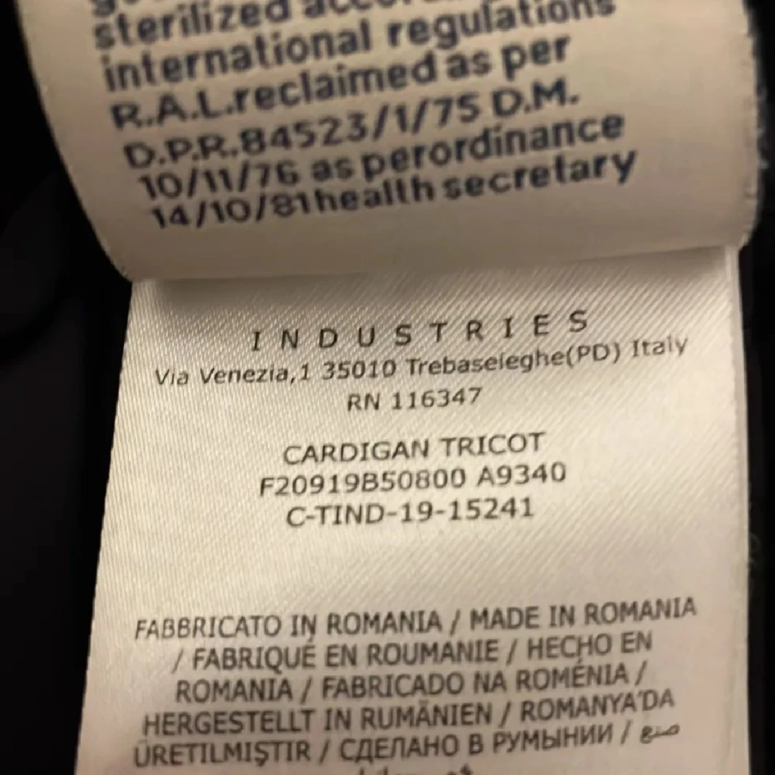 Svart Moncler cardigan  - 4