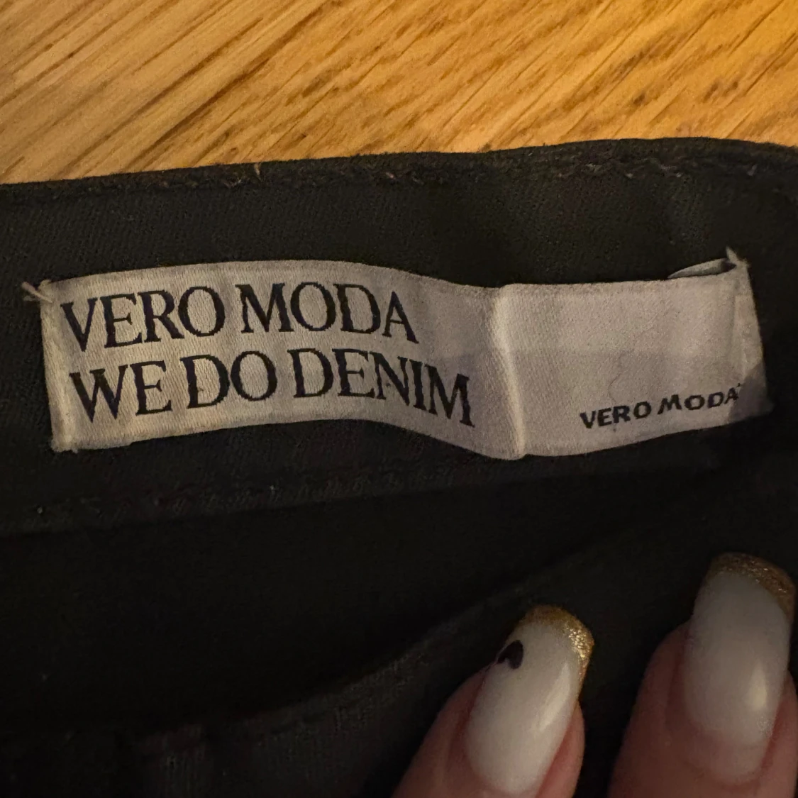 Svarta läderbyxor  från Vero Moda XS - 1