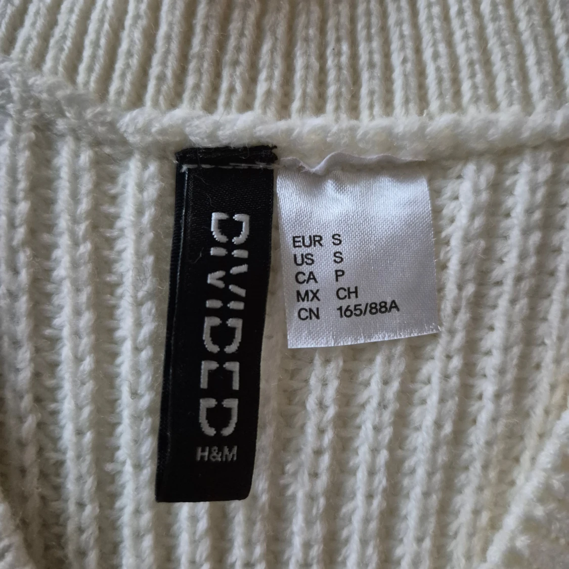 Slipover * stl S * Ärmlös v-ringad * naturvit - 3