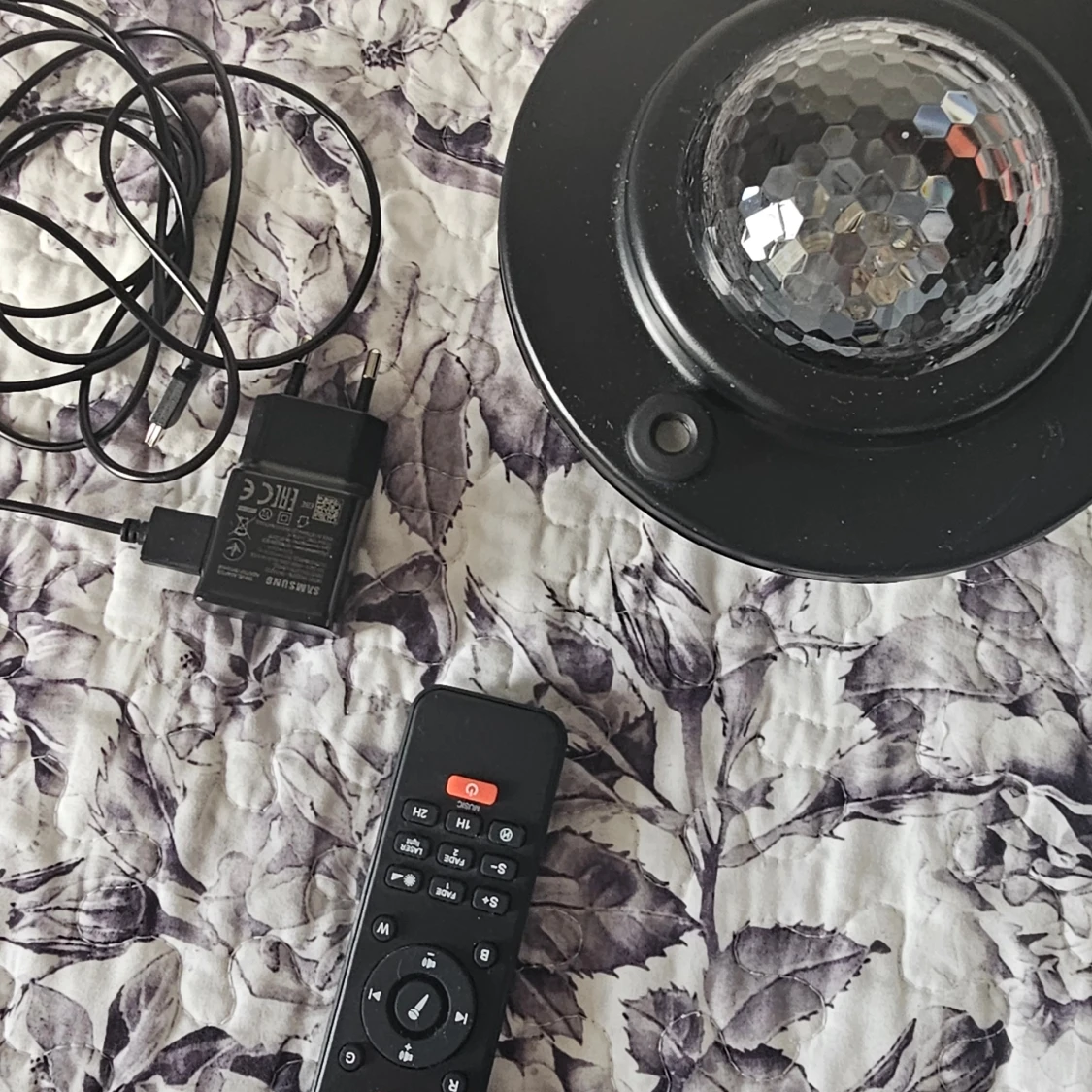 Discolampa med fjärrkontroll