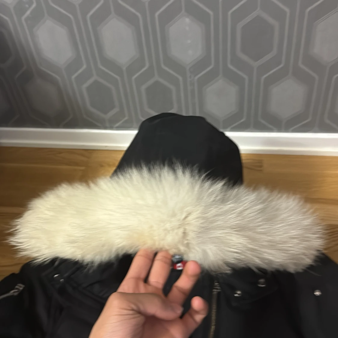 Svart dunjacka Moose Knuckles - 3