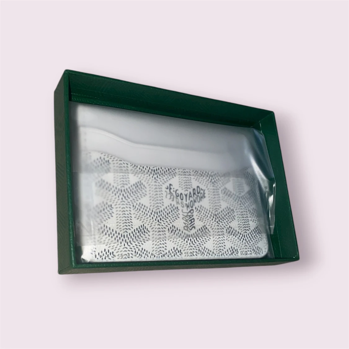 Vit plånbok med mönster  - 1