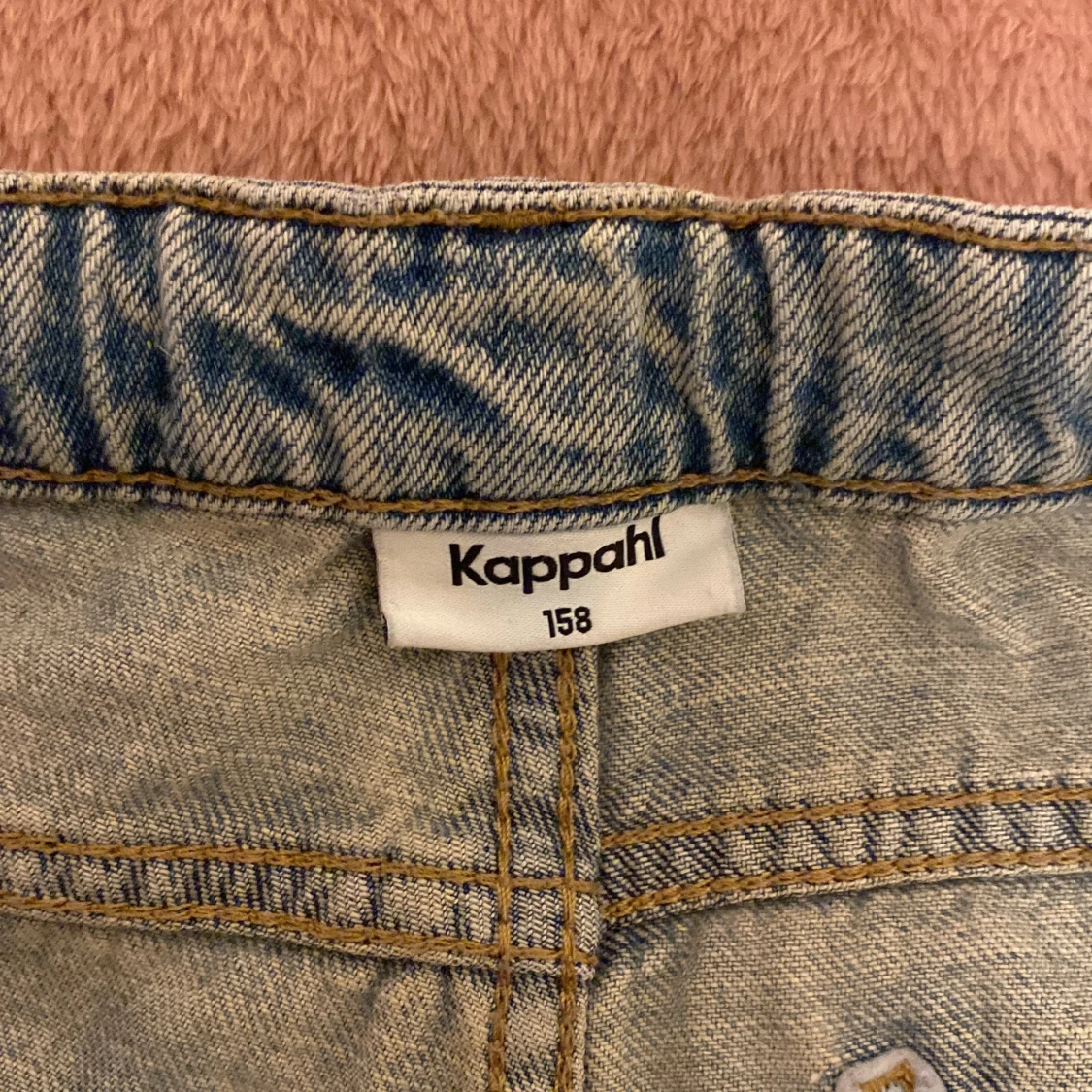 Wide ljusblå jeans med raka ben - 4