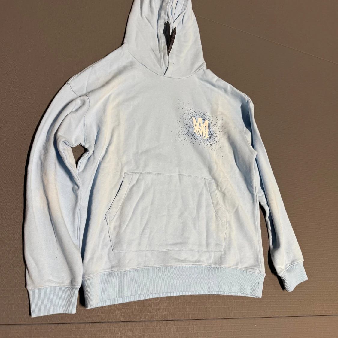 Ljusblå AMIRI hoodie  - 2