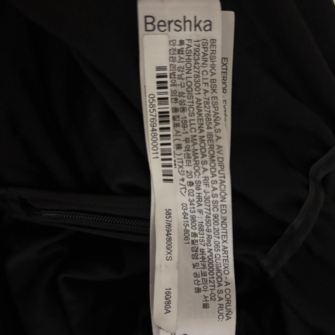 Svart glittrig kort klänning Bershka - 2