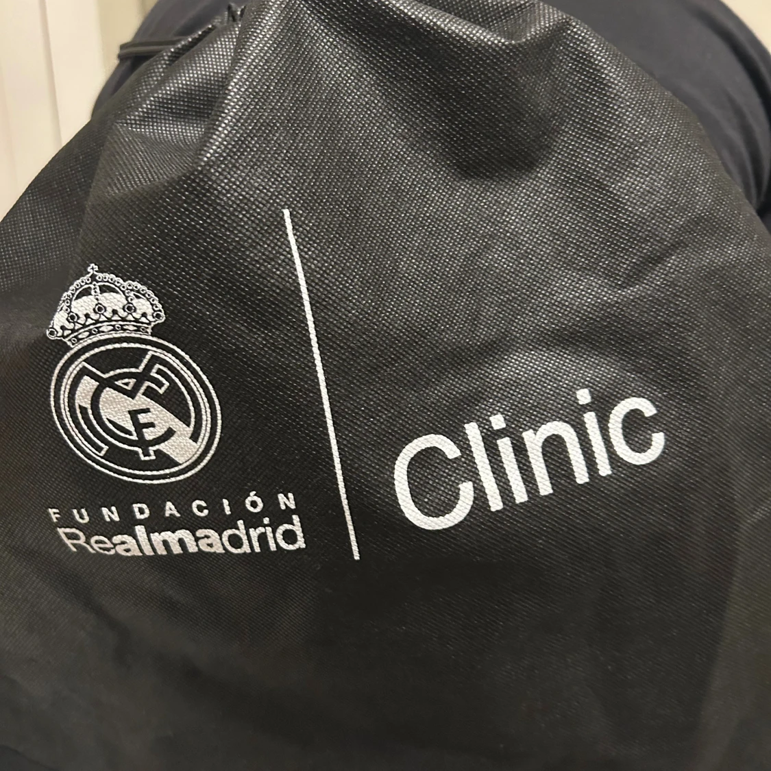 Svart Real Madrid gympåse Clinic - 2