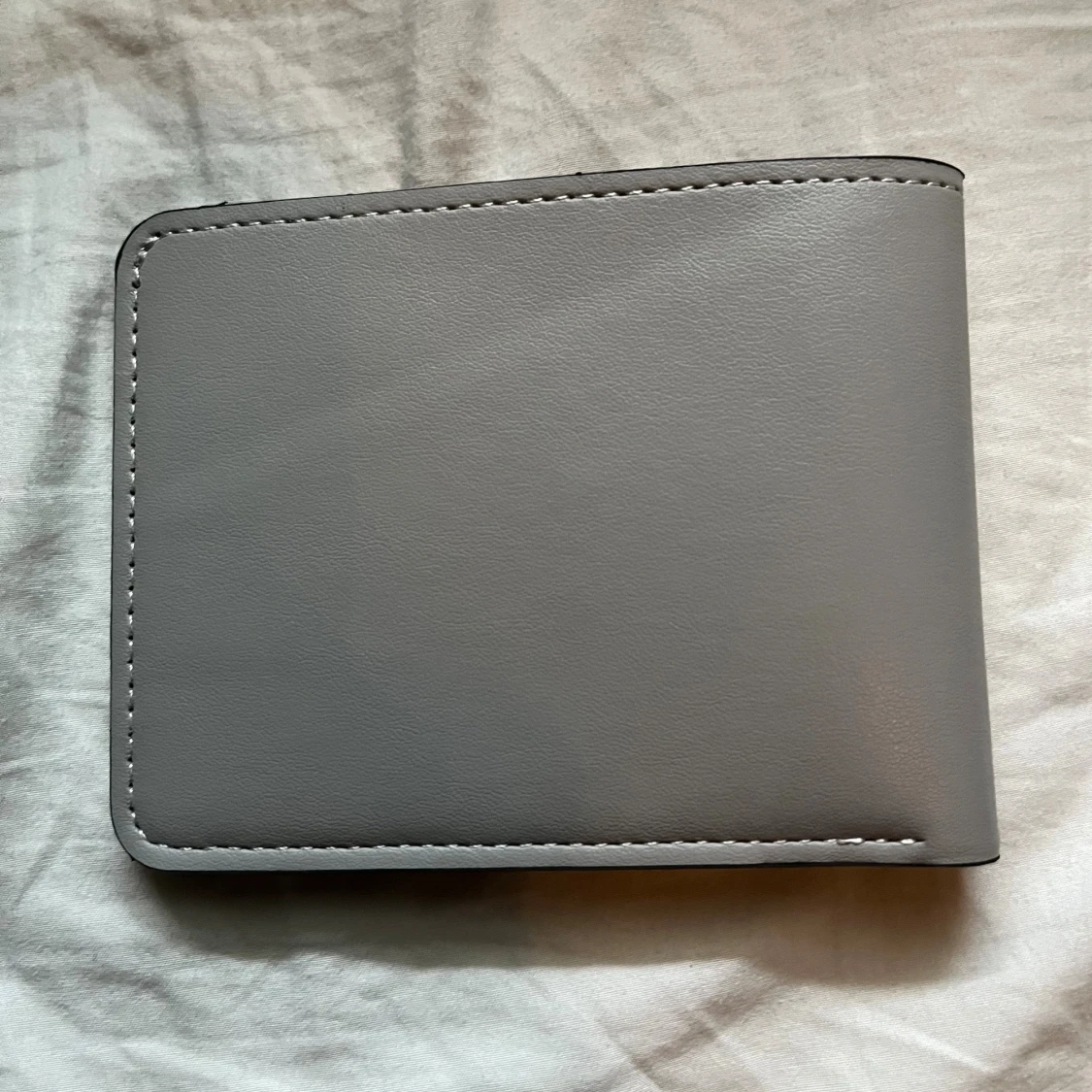 Grå plånbok från dibaoleiou i skinn - 1