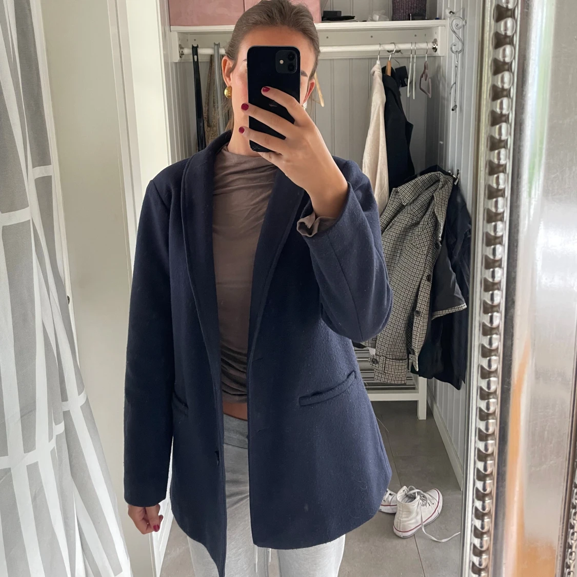 Mörkblå kavajjacka - 1