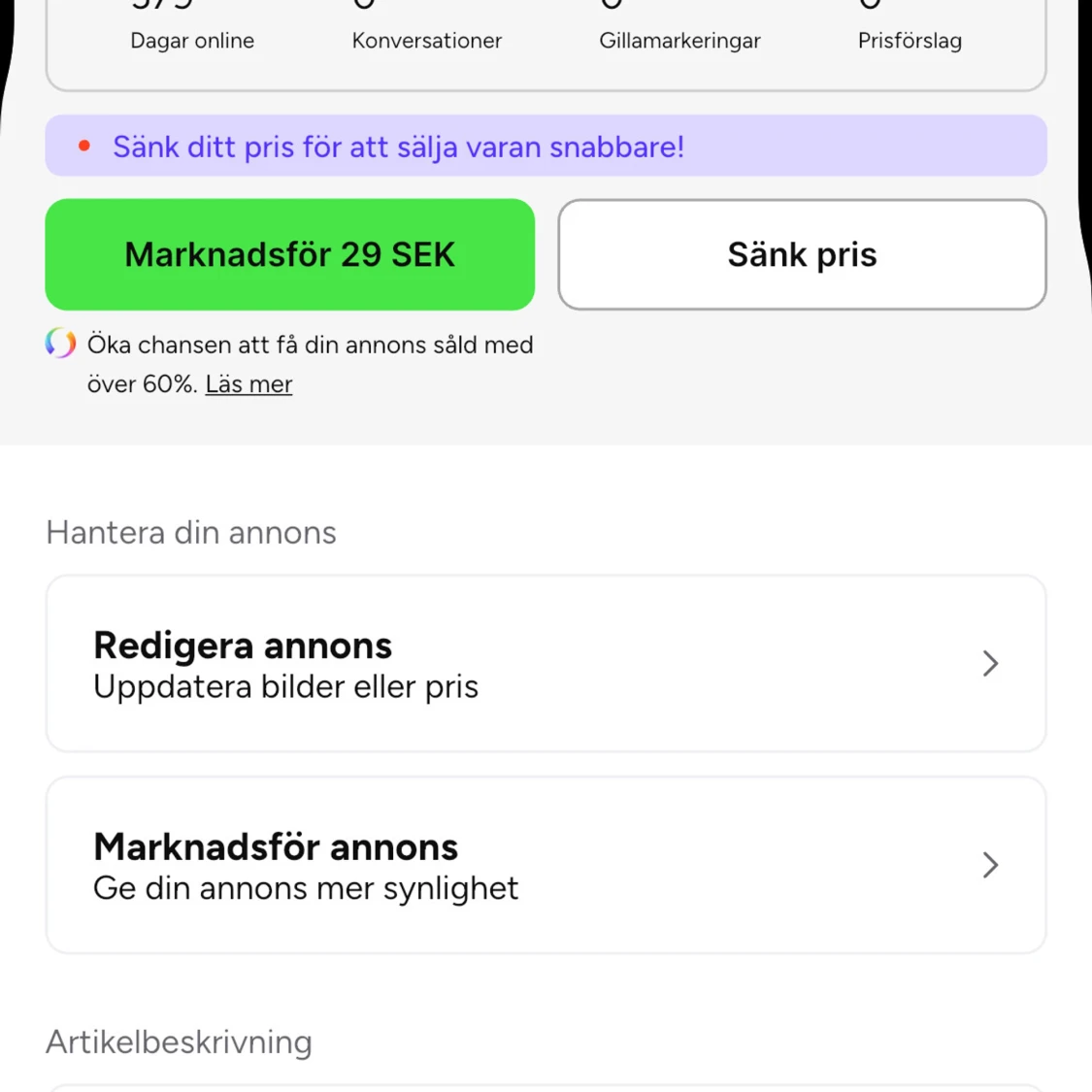 Svart stickad tröja med hundmotiv - 3