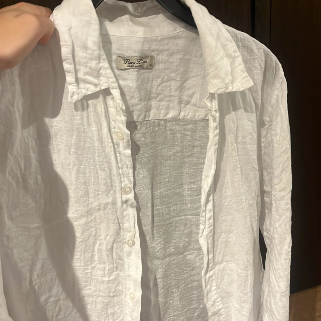 Vit linneskjorta från Puro Lino - 2