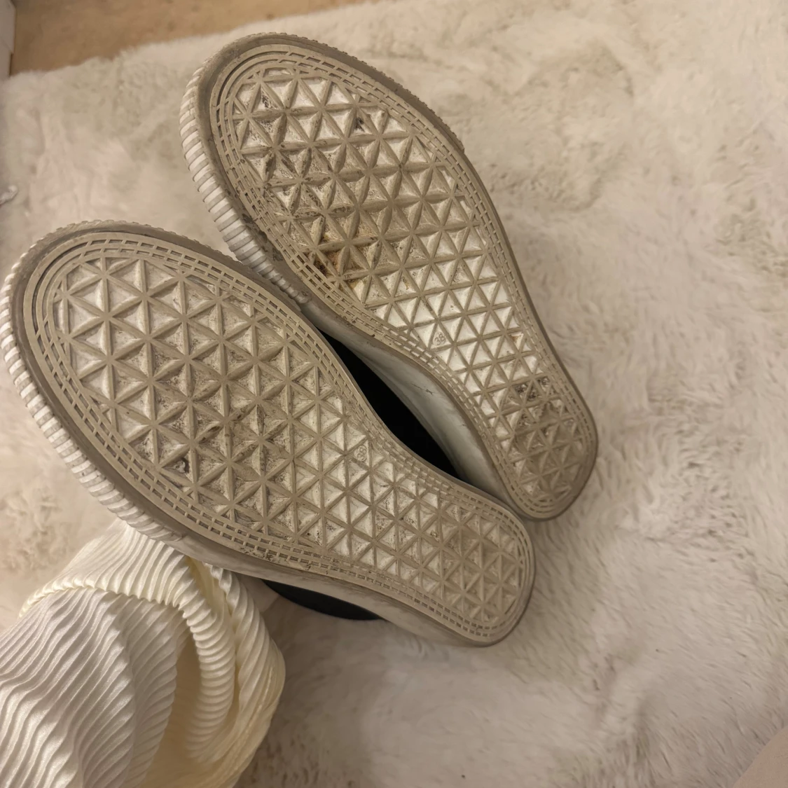 Svarta sneakers i manchester med kardborre - 2