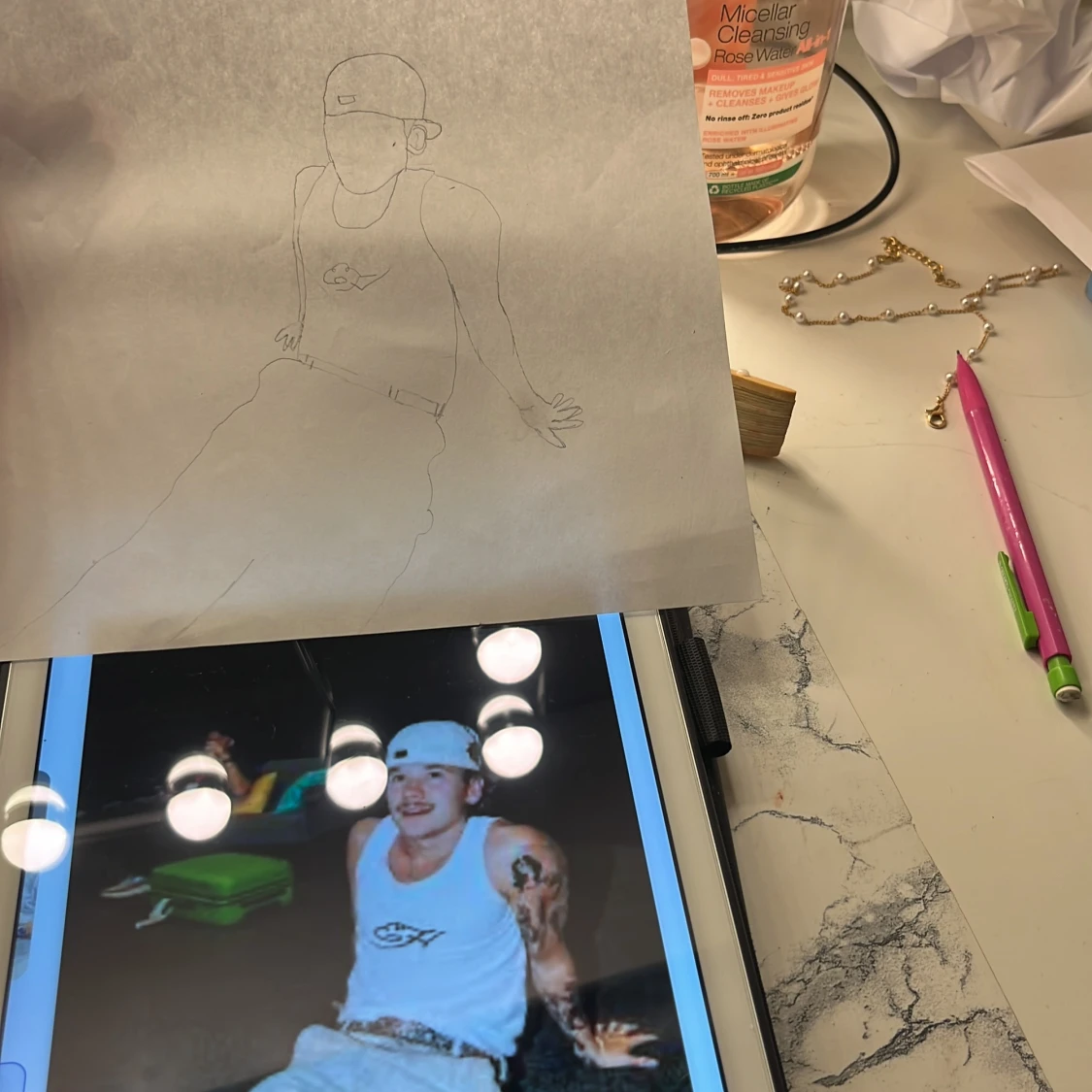 En målad bild på Martinus Gunnarsen - 1