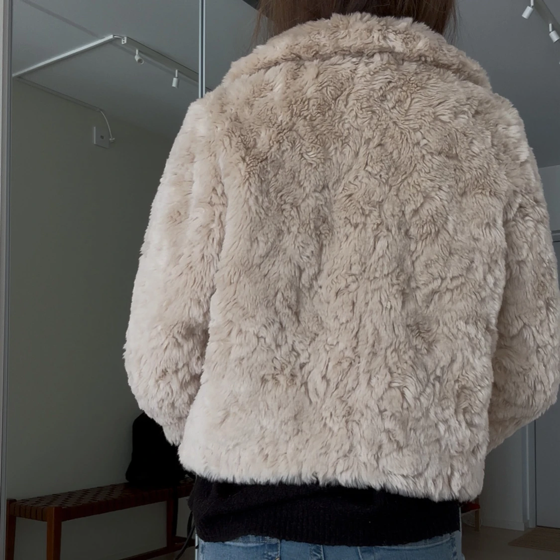 Fluffig Trekvartsärmad jacka - 3