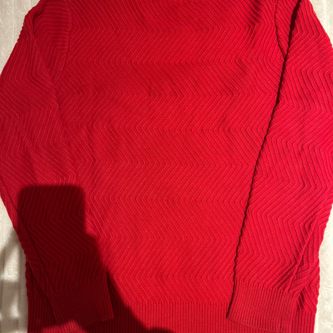 Röd stickad tröja från GANT - 2