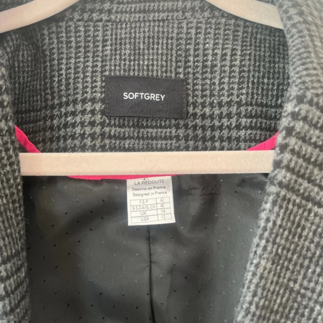 Soft grey blazer - 1