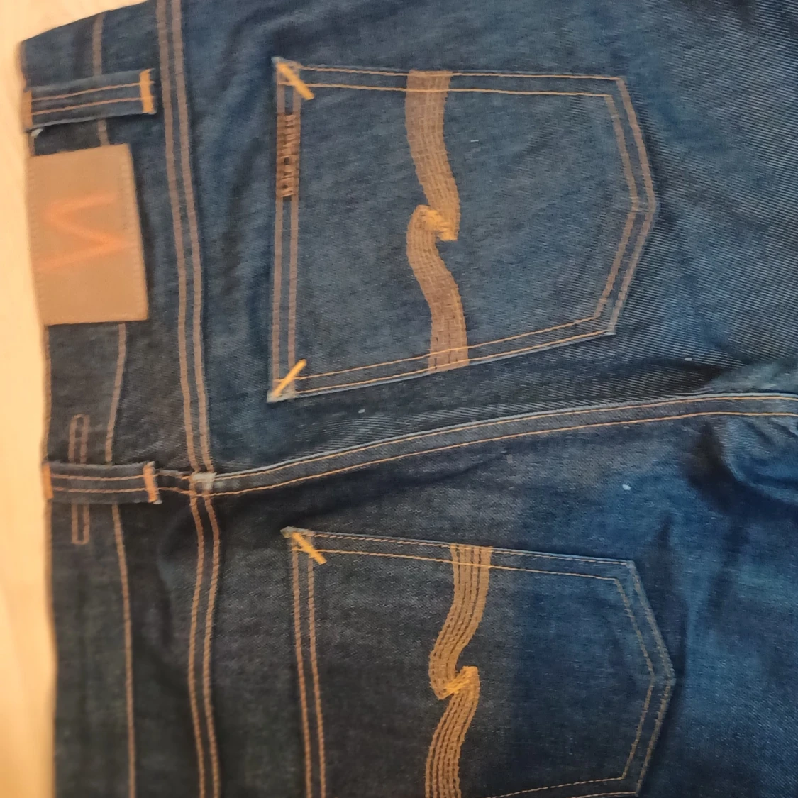 Mörkblå jeans från Nudie Jeans, 28/32