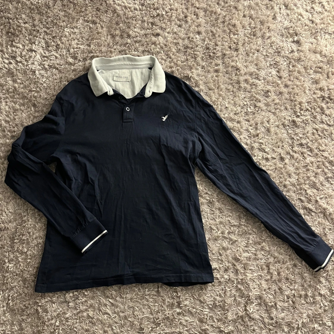 Långärmad pikétröja, Pier One