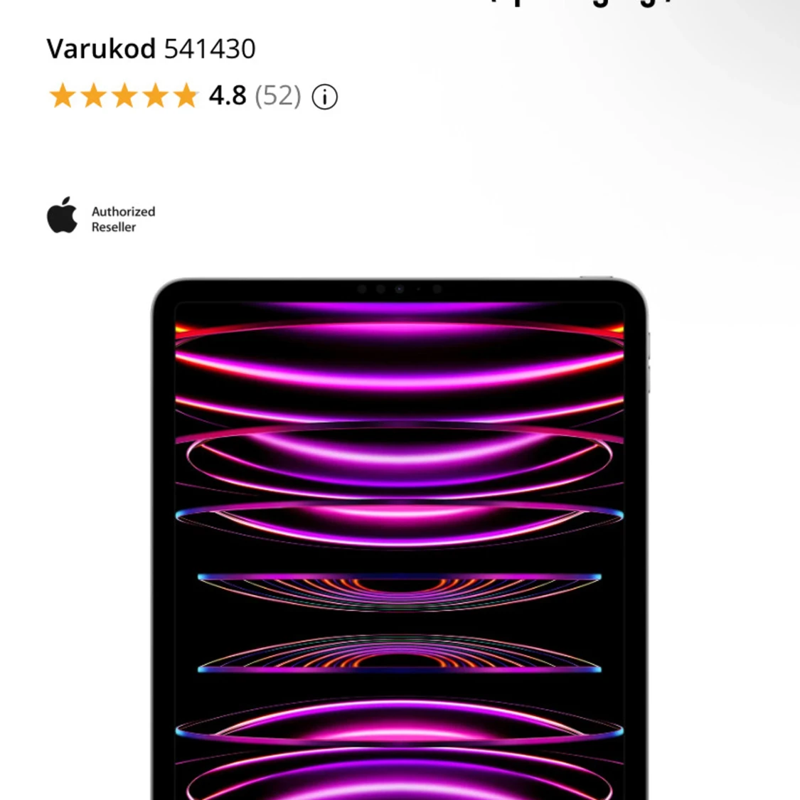 iPad Pro 12.9" 512GB Space Gray (Wi-Fi) - 1