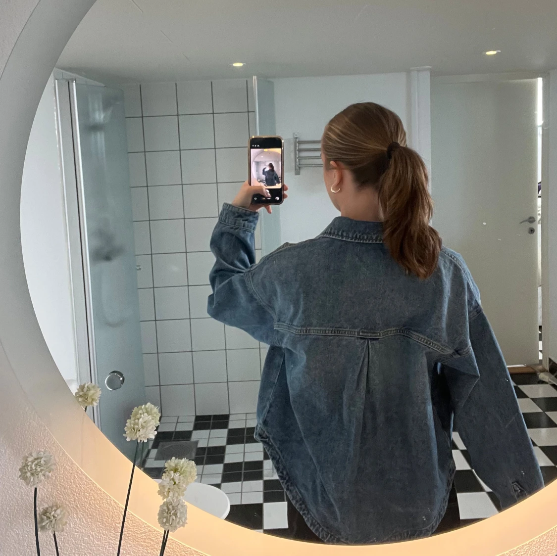 Blå jeansjacka från Zara - 2