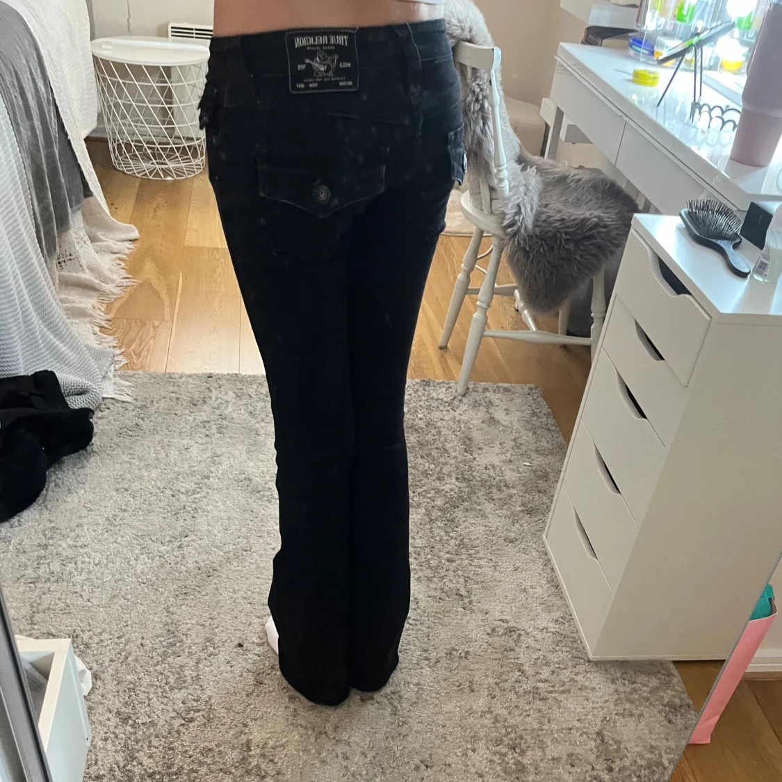 Svarta true religion jeans  - 1