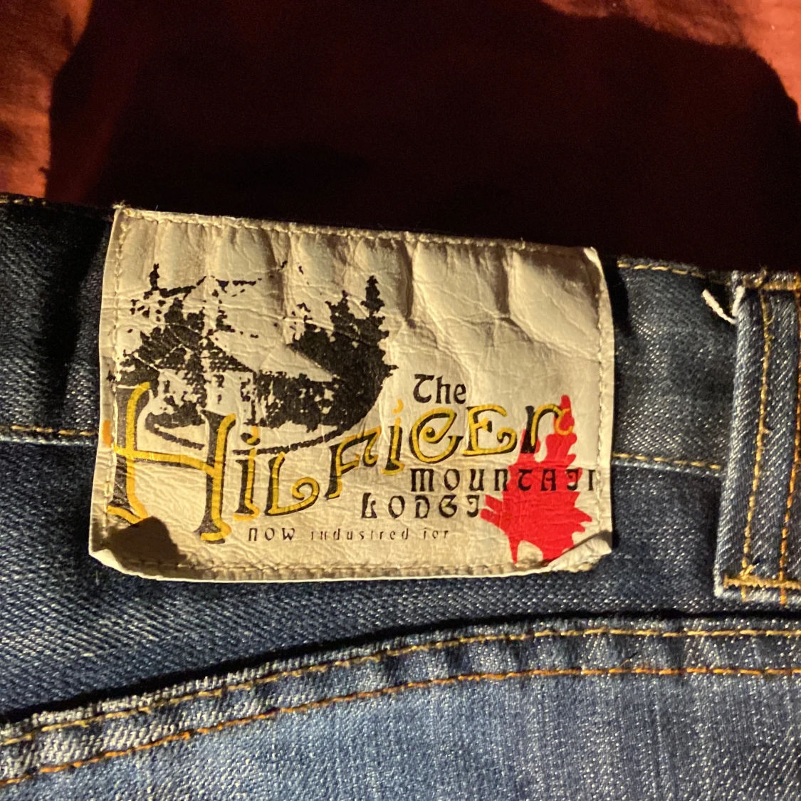 Tommy Hilfiger blå jeans straight fit - 3