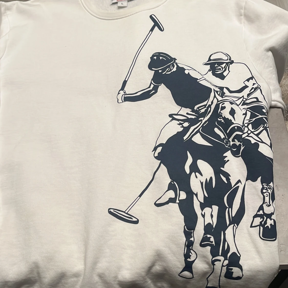 Vit sweatshirt från US Polo Assn - 1