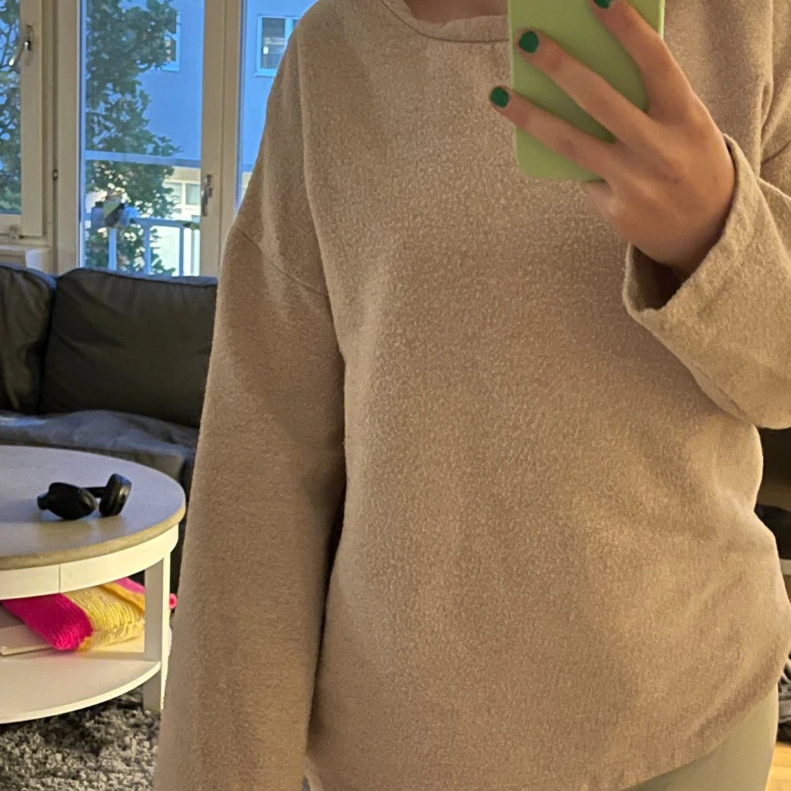 Rosa mysig långärmad tröja - 3