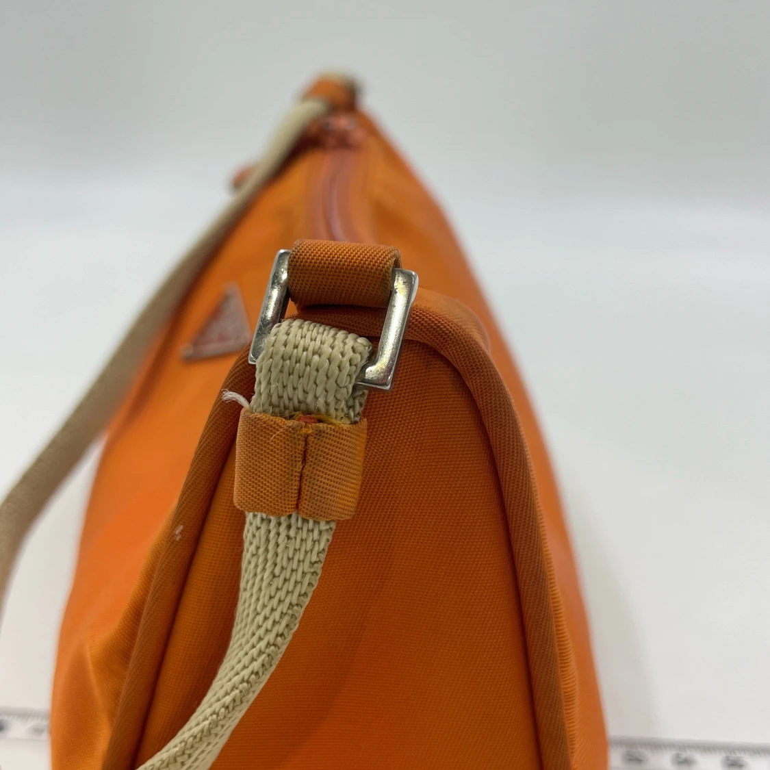 Orange axelväska från Prada - 3