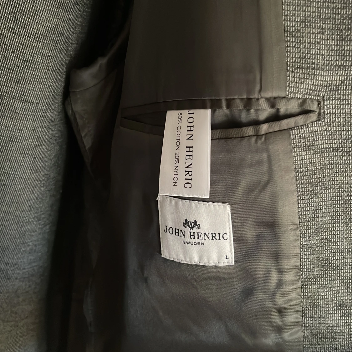 Grön dubbelknäppt kavaj John Henric - 1