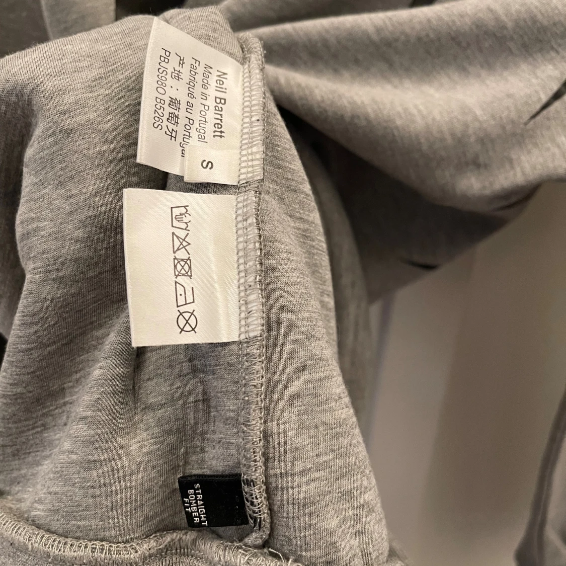 Grå sweatshirt Neil Barrett blixtmönster - 4