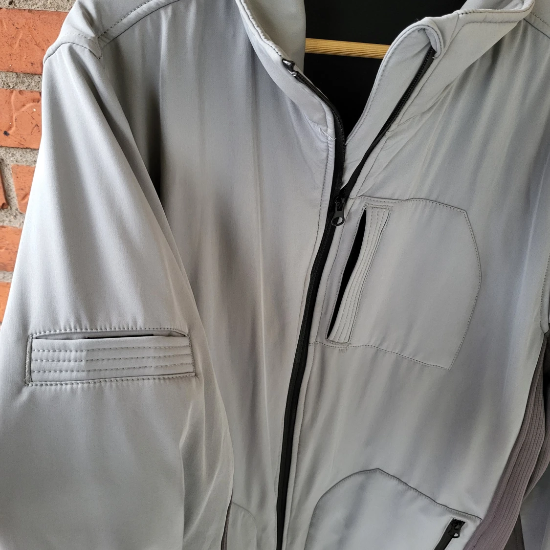 Mintgörn och grå vindjacka från Batistini L - 3