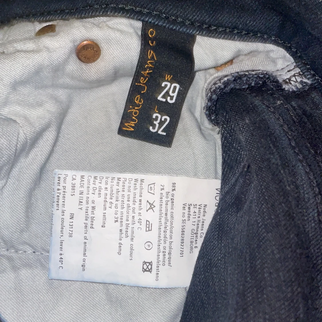 Mörkblå jeans från Nudie Jeans Co - 4