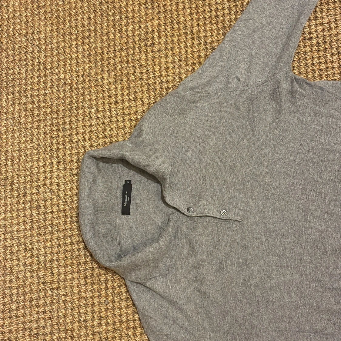 Grå pikétröja från Matinique - 2