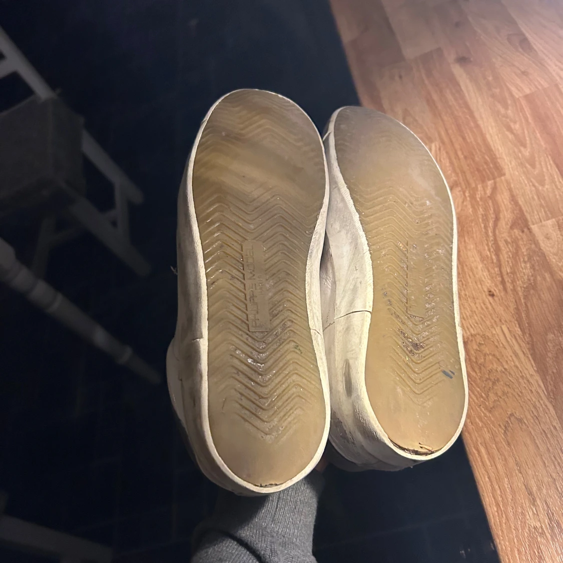 Philippe Model vita sneakers i skinn - 2