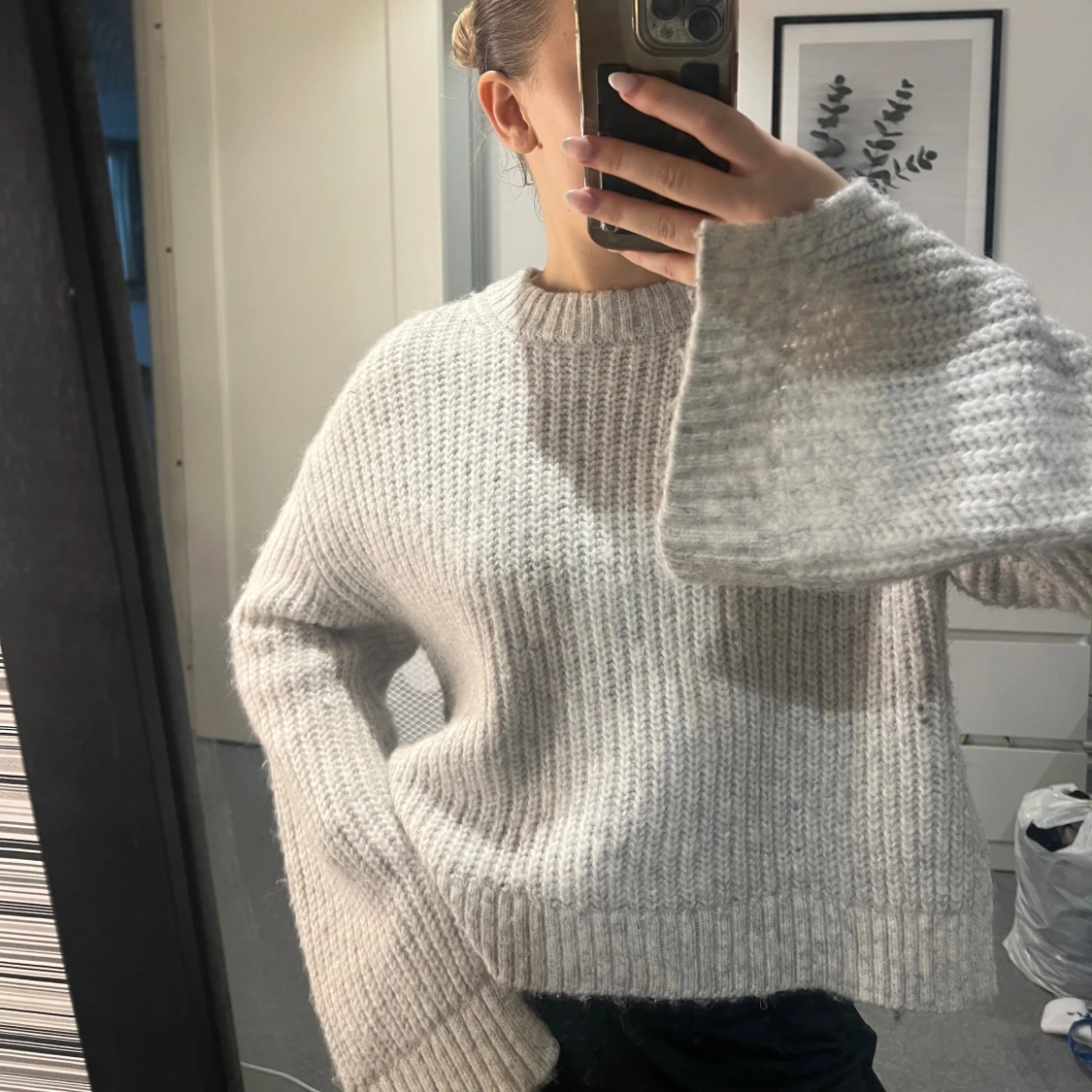 Stickad tröja 