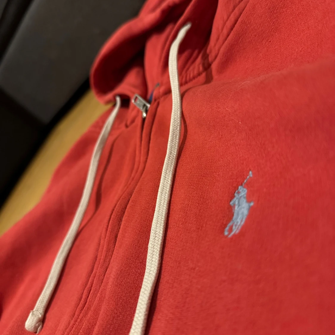 Ralph Lauren - zip hoodie grå - 1