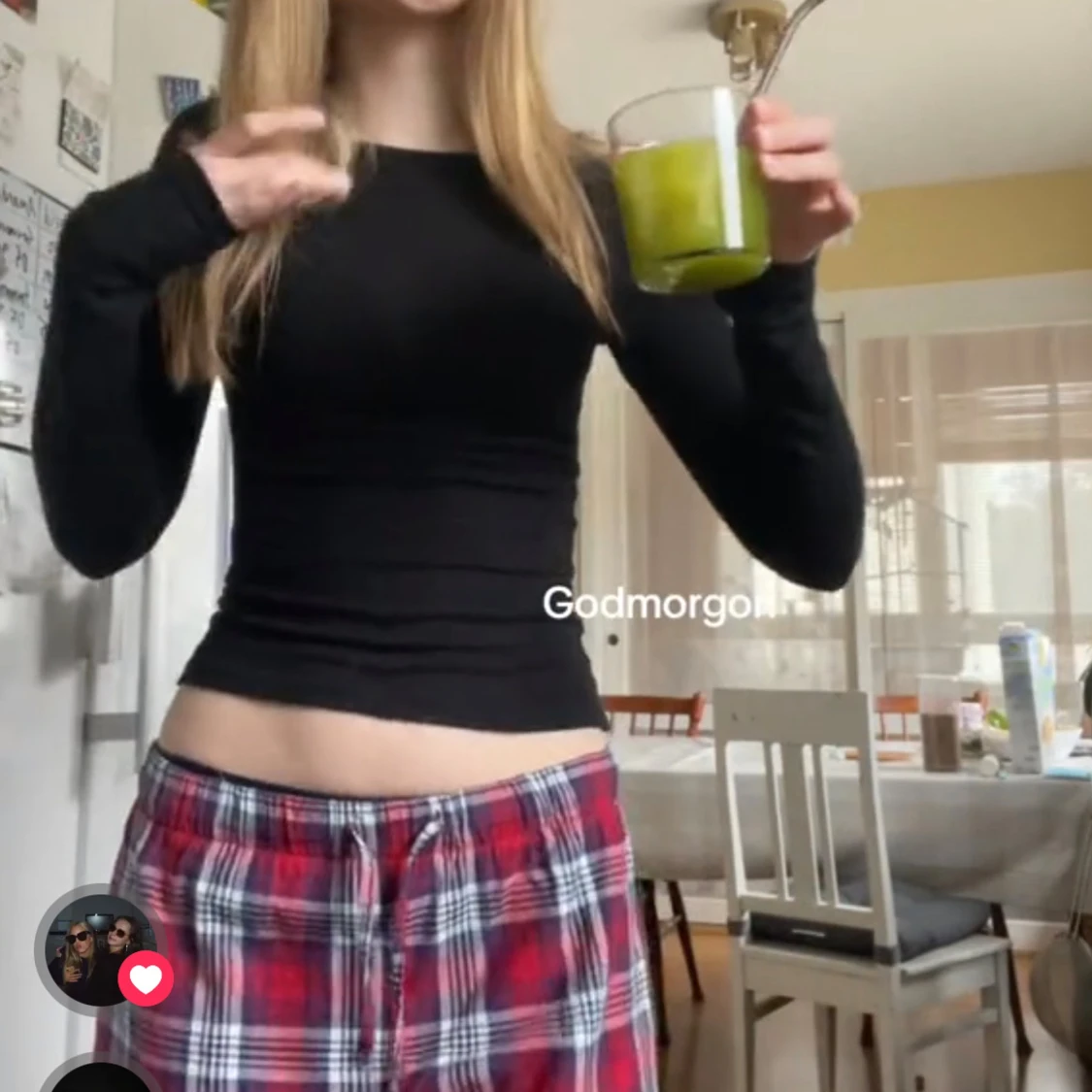 Svart långärmad topp - 1