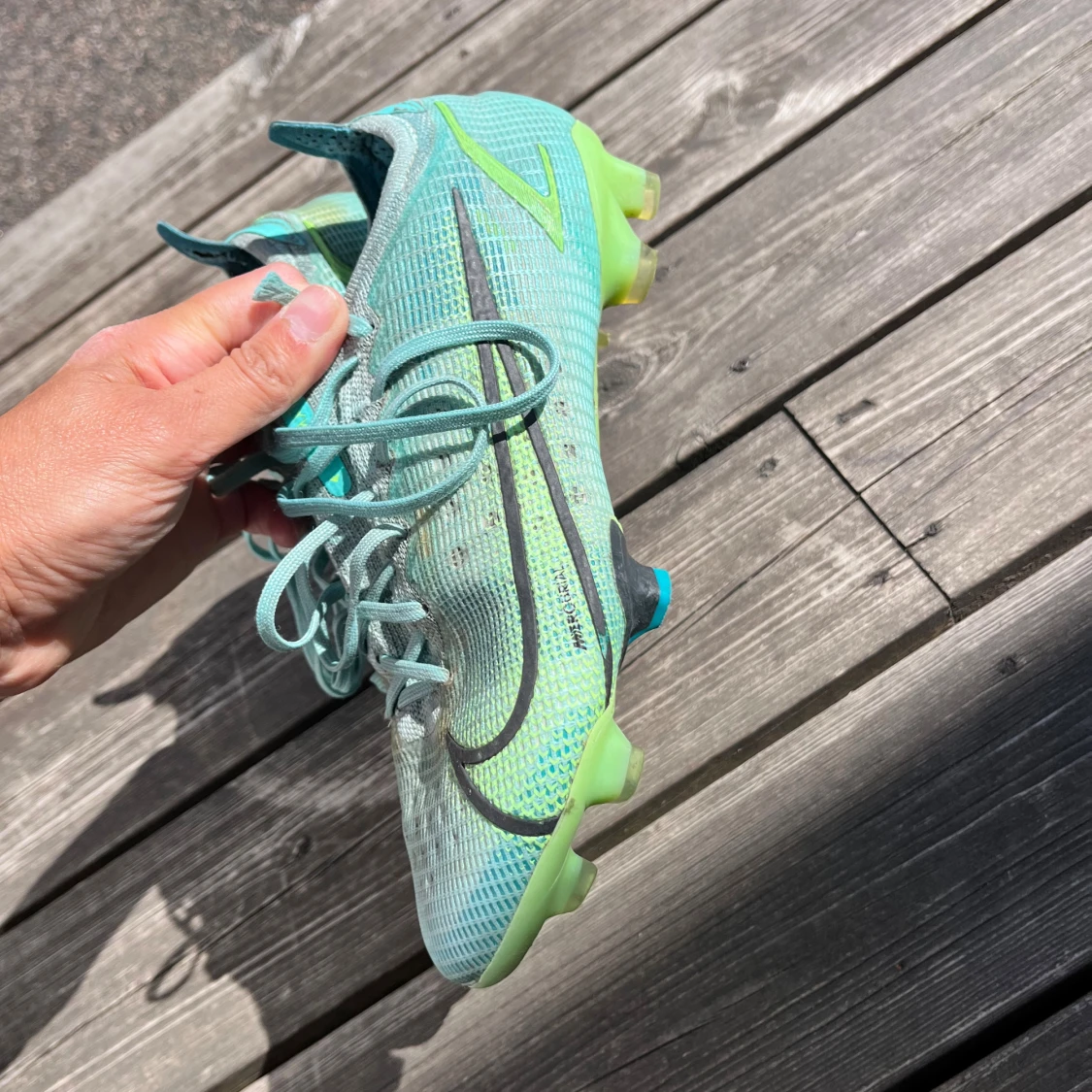 Nike Mercurial fotbollsskor turkos - 2