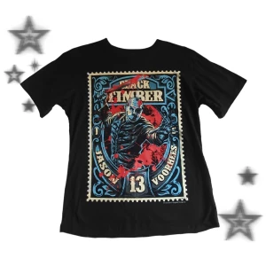 Jason Voorhees t-shirt Black Timber - ☆ Jason Voorhees t-shirt, oanvänd! ☆