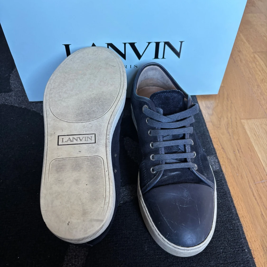 Mörkblå sneakers från Lanvin - 3