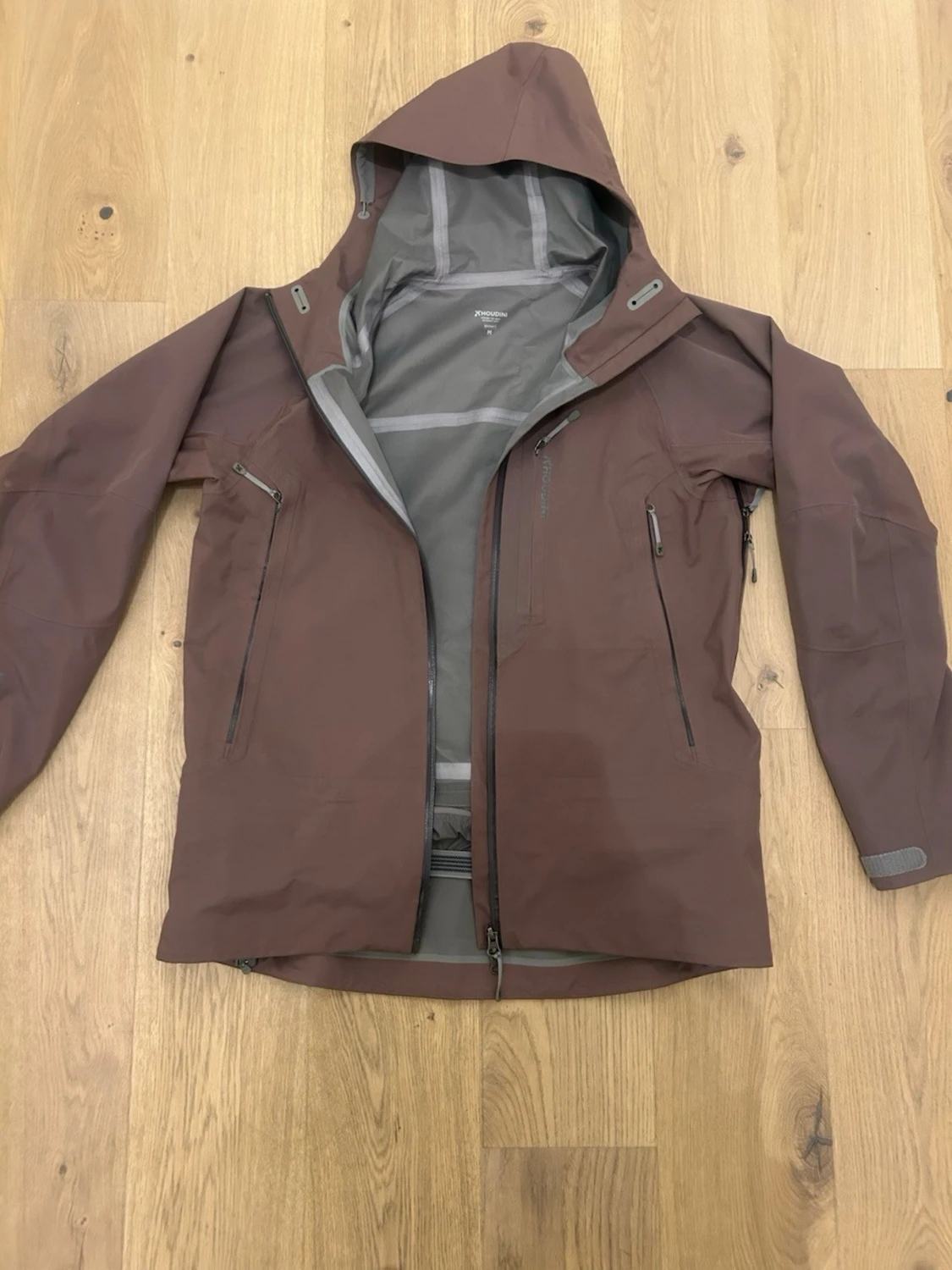 Lila Houdini skaljacka med huva - 2