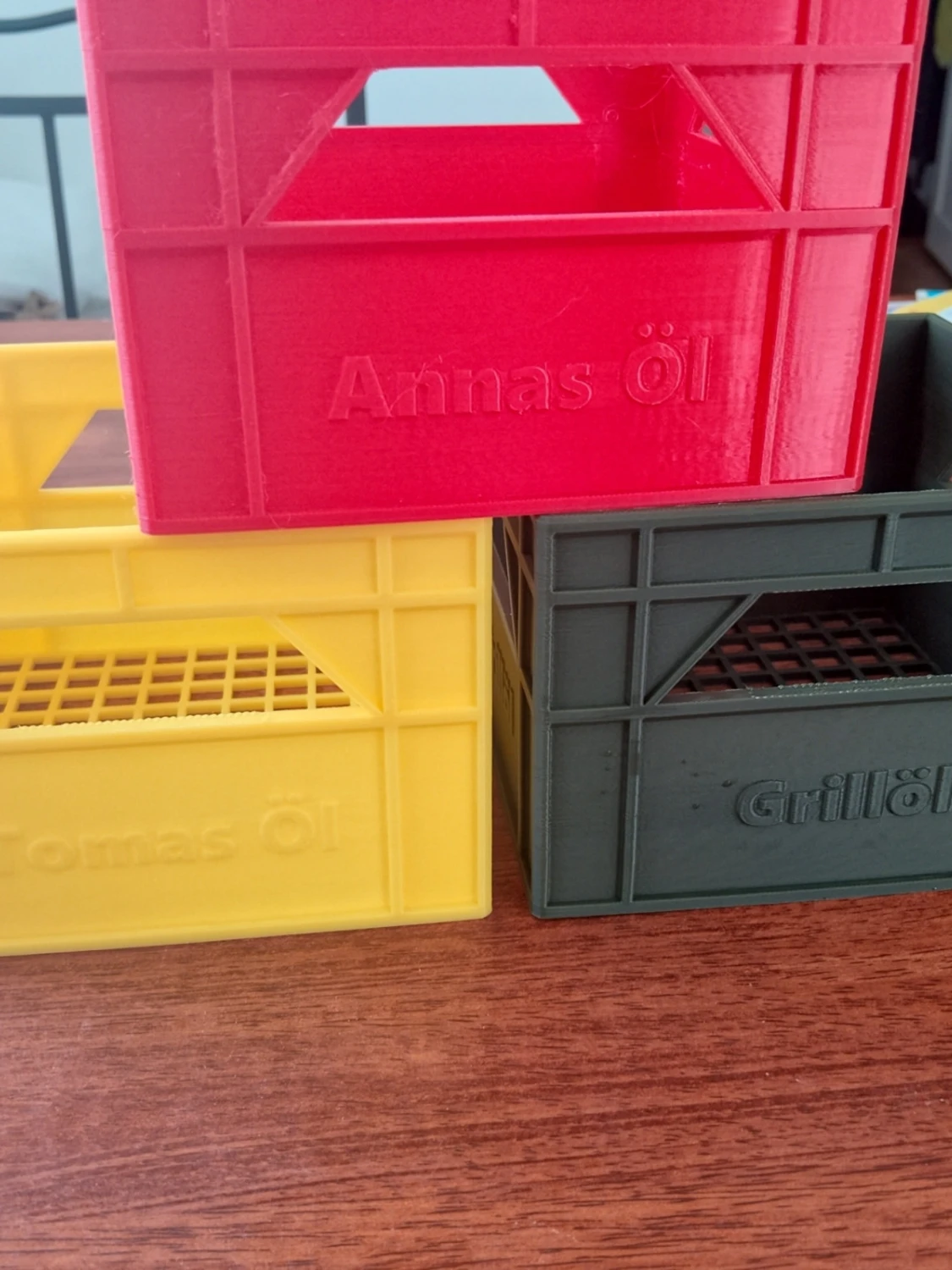 Mini Ölback  för 4 burkar 